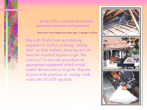 all the ADRA members demonstrate appropriate practices and equipment, slide 31