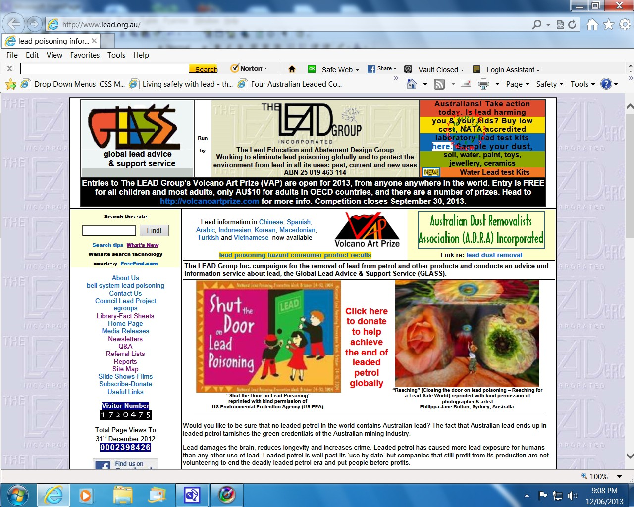 Over 1,720,475 people have visited The LEAD Group�s website,slide 11