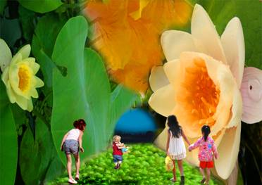 Our children heading for a lead-free society. Artist: Philippa Bolton